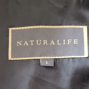 Naturalife Black Windbreaker Jacket for Men